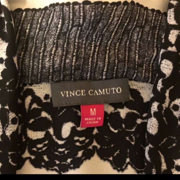 Vince Camuto Drape front high low blouse - Picture 3 of 3